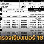 ตรวจหวย16มกราคม2566
